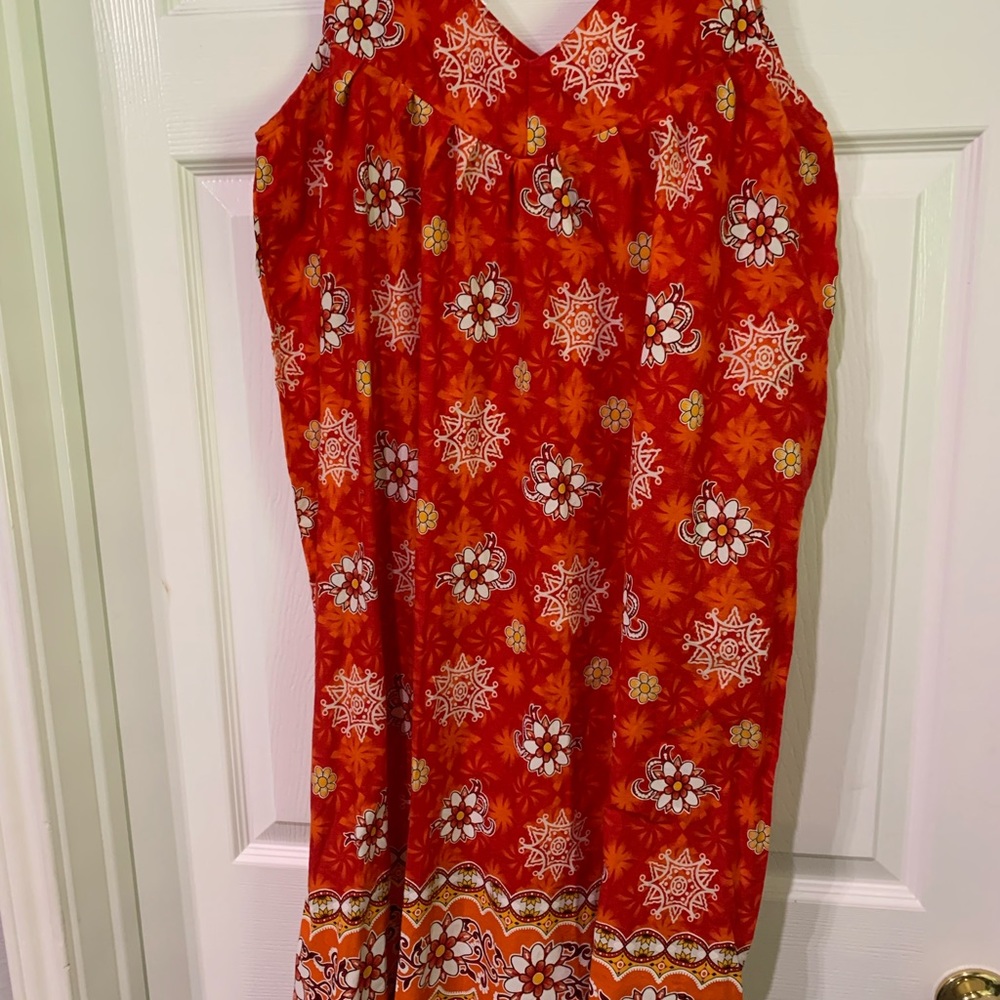 Casual Summer Cotton Dress Size Large